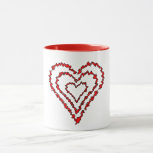 Mug Coeurs d'amour