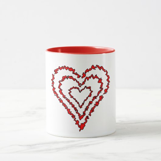 Mug Coeurs d'amour (Centre)