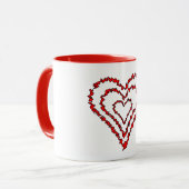 Mug Coeurs d'amour (Devant gauche)