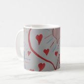 Mug Coeurs d'amour (Devant gauche)