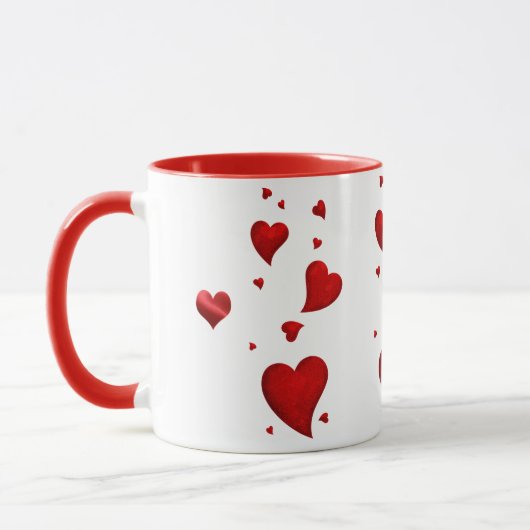 Mug Coeurs d'amour 2 (Gauche)