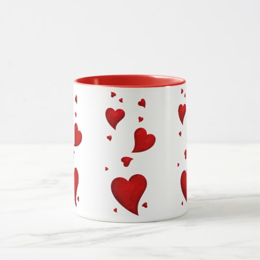 Mug Coeurs d'amour 2 (Centre)