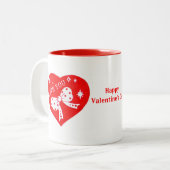 Mug Coeurs d'Amour de la Saint-Valentin (Devant gauche)