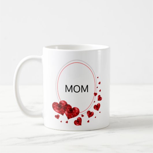 Mug Coeurs d'amour de maman (Gauche)