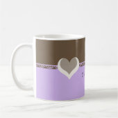 Mug Cœurs d'amour et dentelle (Gauche)
