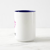 Mug Coeurs d'amour rose mignonne Mug, amie / Cadeau fe (Centre)
