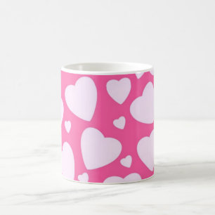 Mug Coeurs d'amour roses