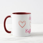 Mug Coeurs d'amoureux du café (Gauche)