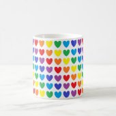 Mug Coeurs d'arc-en-ciel (Centre)