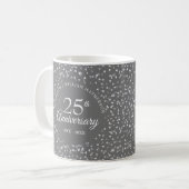 Mug Coeurs d'argent du 25e anniversaire (Devant gauche)