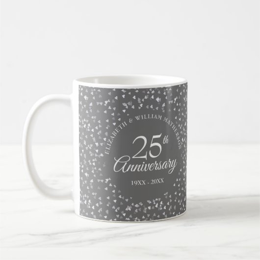 Mug Coeurs d'argent du 25e anniversaire (Gauche)