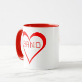 Mug Coeurs de bande (Devant gauche)