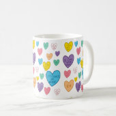 Mug Coeurs de bonbons (Devant droit)