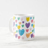 Mug Coeurs de bonbons (Devant gauche)
