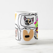 Mug cœurs de Chihuahua (Centre)