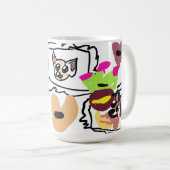 Mug cœurs de Chihuahua (Devant droit)