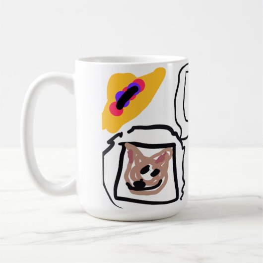 Mug cœurs de Chihuahua (Gauche)