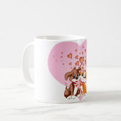 Mug Coeurs de chiot et de chaton (Devant gauche)