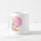 Mug Coeurs de chiot et de chaton (Devant gauche)