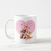 Mug Coeurs de chiot et de chaton (Gauche)
