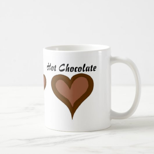 Mug Cœurs de Chocolat Chaud (Droite)