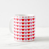 Mug Coeurs de coeurs de coeurs (Devant gauche)