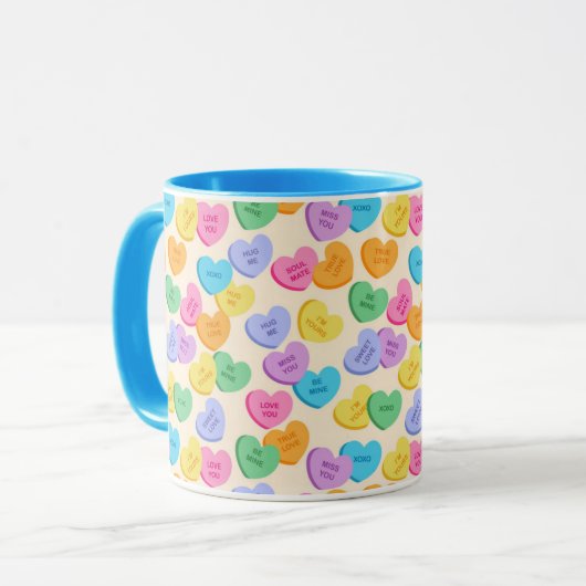 Mug Coeurs de conversation (Devant gauche)