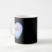 Mug Cœurs de conversation «bae» pour la Saint-Valentin (Devant gauche)
