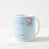 Mug Coeurs De Diamants Et Cadre Or (Devant droit)