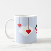 Mug Coeurs de drapeau britannique et américain de (Gauche)