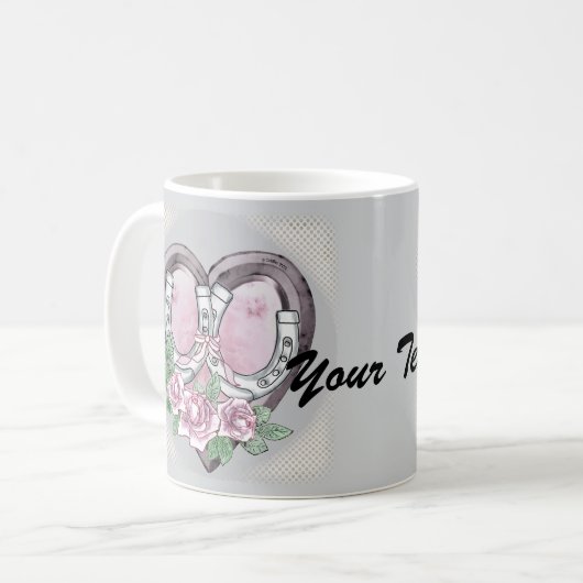 Mug Coeurs de fer à cheval (Devant gauche)