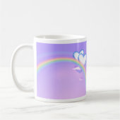 Mug Cœurs de Fête des Mères sur Arc-en-Ciel (Gauche)