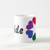 Mug Coeurs de fierté LGBT (Centre)