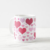 Mug Cœurs de la Saint-Valentin à gogo (Devant gauche)