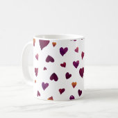 Mug Coeurs de la Saint Valentin - Bourgogne (Devant gauche)