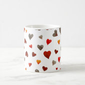 Mug Coeurs de la Saint Valentin - rétro (Centre)