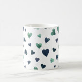 Mug Coeurs de la Saint Valentin - turquoise (Centre)