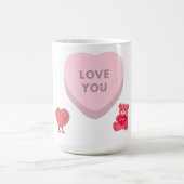 Mug "Cœurs de l'amour" ou "Cœurs de la Saint-Valentin" (Centre)