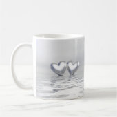 Mug Coeurs de l'anniversaire d'argent (Gauche)