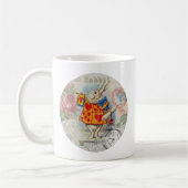 Mug Cœurs de Lapin Blanc Alice Classique (Gauche)