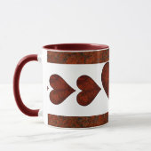 Mug Coeurs de pierre rouge (Gauche)