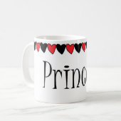 Mug Coeurs de PRINCESSE (Devant gauche)