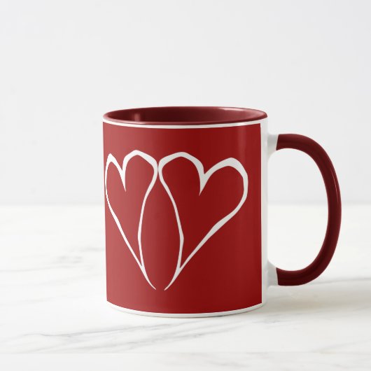 Mug Coeurs de Saint-Valentin (Droite)