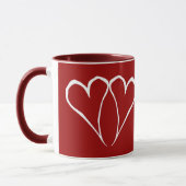 Mug Coeurs de Saint-Valentin (Gauche)