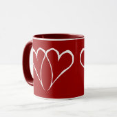 Mug Coeurs de Saint-Valentin (Devant gauche)
