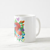 Mug Coeurs de tatouage rose (Devant droit)