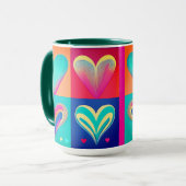 Mug Coeurs d'harmonie (Devant gauche)
