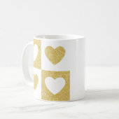 Mug Coeurs d'or (Devant gauche)