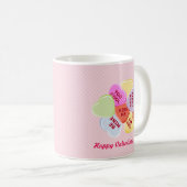Mug Coeurs doux Valentines Bonbons (Devant droit)