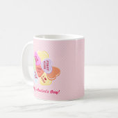 Mug Coeurs doux Valentines Bonbons (Devant gauche)